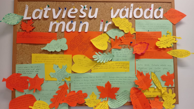 15. oktobrī MIKC Latgales Mūzikas un mākslas vidusskolā (LMMV) tika atzīmēta Valsts valodas diena. Lai veicinātu piederības sajūtu un radoši atklātu latviešu valodas nozīmi, skolā norisinājās akcija, aicinot audzēkņus turpināt teikumu: “Latviešu valoda man ir…” Akcijā ar lielu atsaucību piedalījās visu kursu audzēkņi, atklājot savas personīgās attiecības ar valodu.